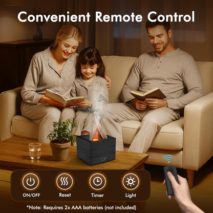 LuminMist Flame Humidifier