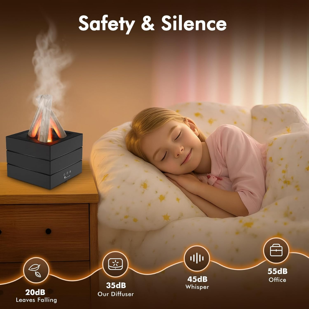 LuminMist Flame Humidifier