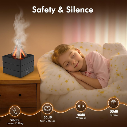 LuminMist Flame Humidifier