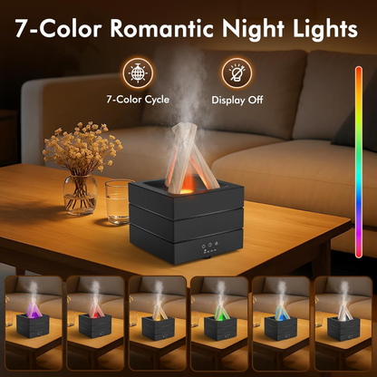 LuminMist Flame Humidifier