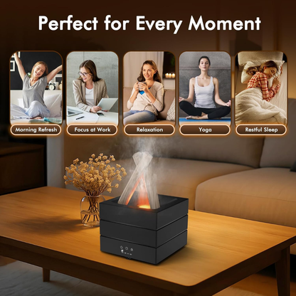 LuminMist Flame Humidifier